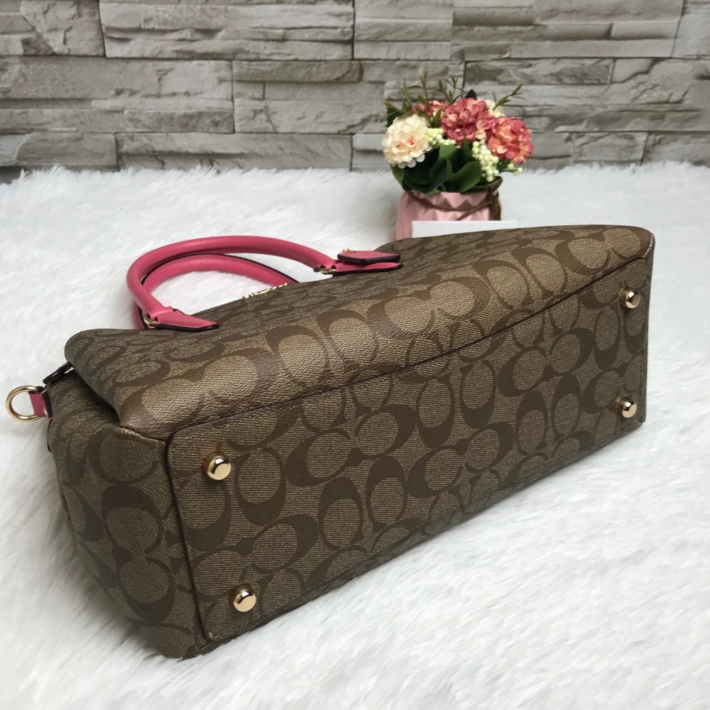 👜COACH SET🌺SAGE CARRYALL& WRISTLET - Picture 4 of 8